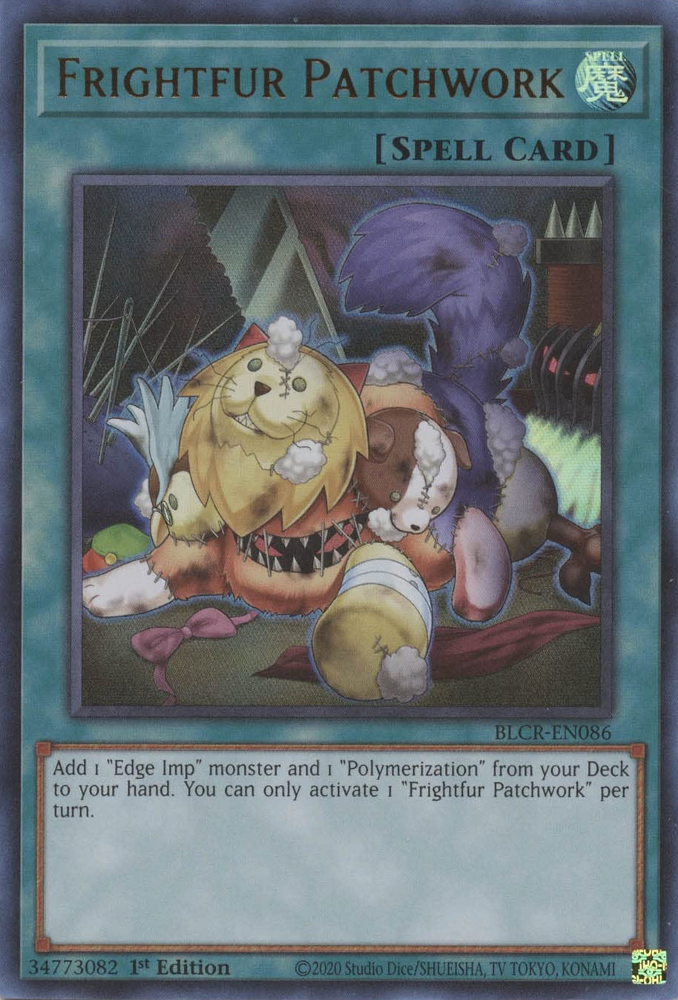 Frightfur Patchwork [BLCR-EN086] Ultra Rare | Card Merchant Takapuna