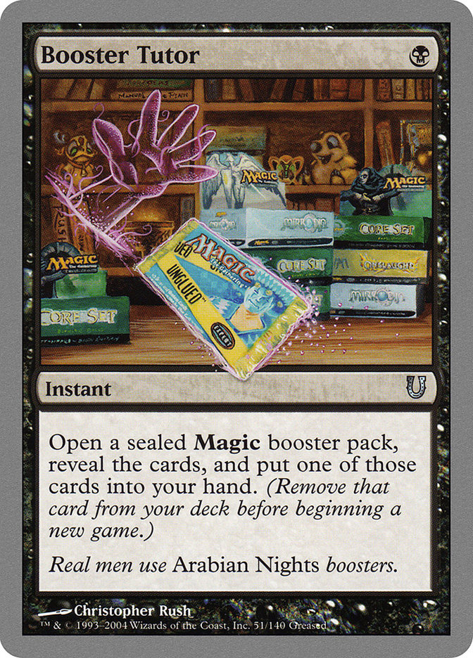 Booster Tutor [Unhinged] | Card Merchant Takapuna