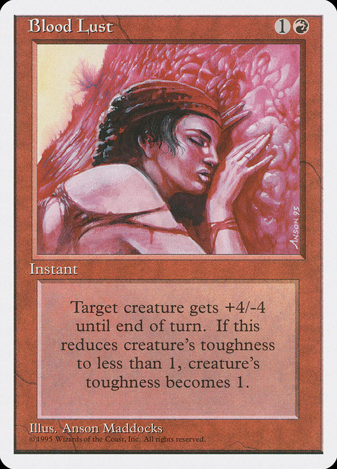 Blood Lust [Fourth Edition] | Card Merchant Takapuna