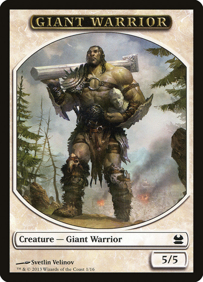 Giant Warrior Token [Modern Masters Tokens] | Card Merchant Takapuna