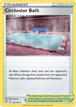 Circhester Bath (150/185) [Sword & Shield: Vivid Voltage] | Card Merchant Takapuna