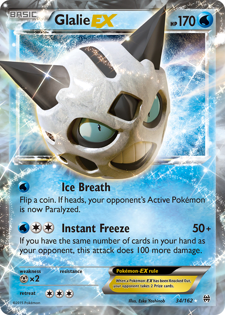 Glalie EX (34/162) [XY: BREAKthrough] | Card Merchant Takapuna