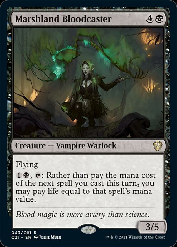 Marshland Bloodcaster [Commander 2021] | Card Merchant Takapuna