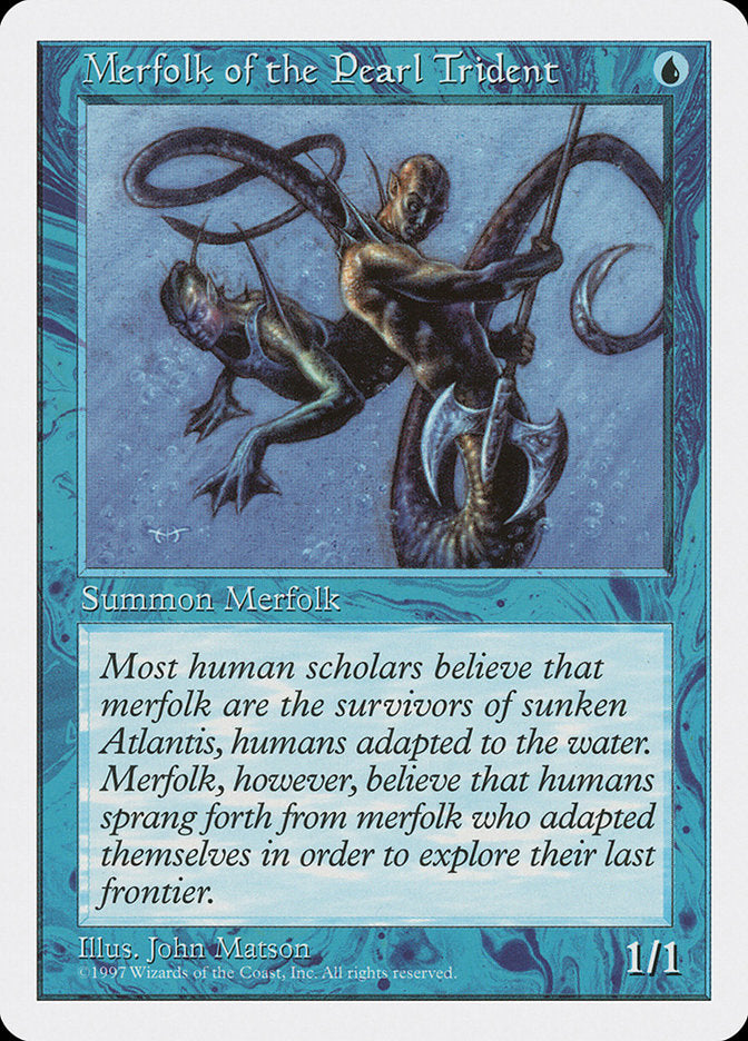 Merfolk of the Pearl Trident [Fifth Edition] | Card Merchant Takapuna