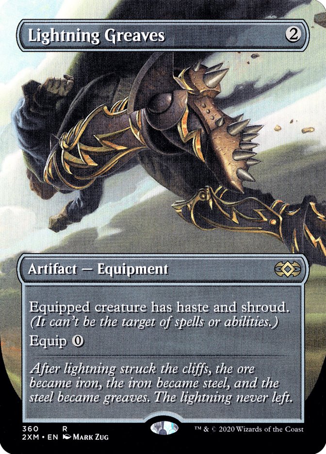 Lightning Greaves (Toppers) [Double Masters] | Card Merchant Takapuna