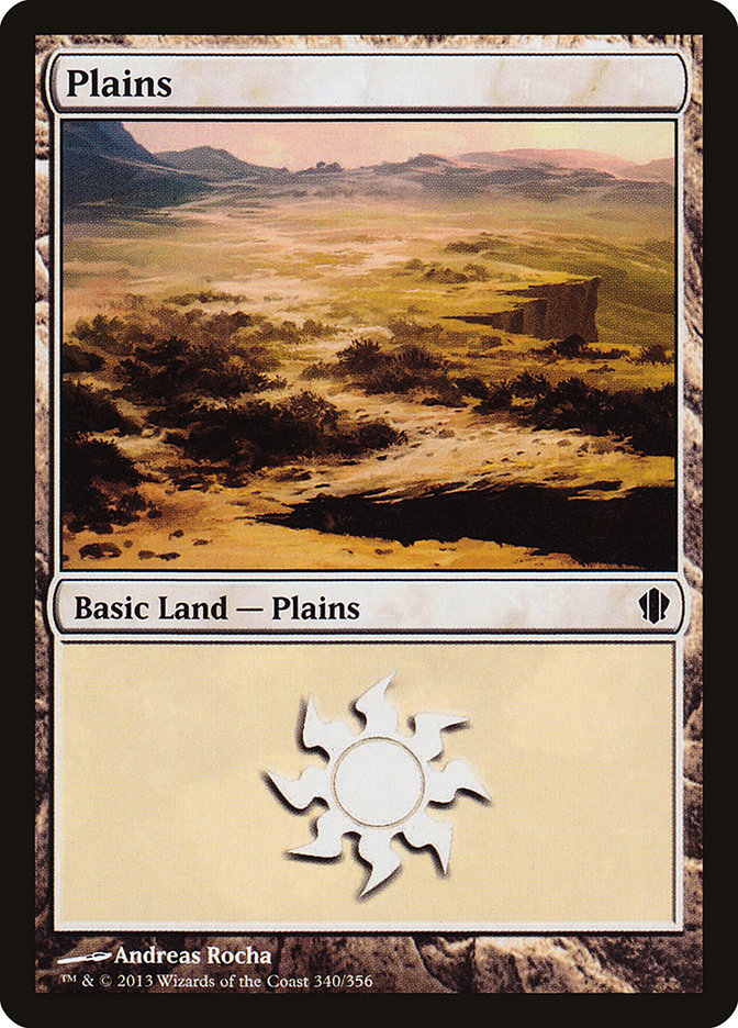 Plains (340) [Commander 2013] | Card Merchant Takapuna