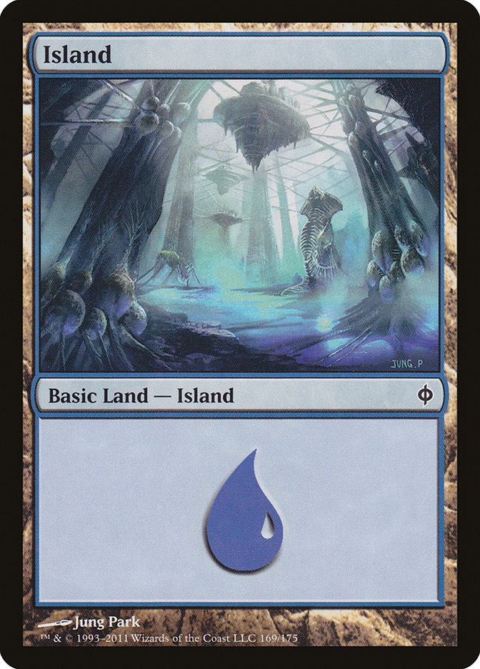 Island (169) [New Phyrexia] | Card Merchant Takapuna