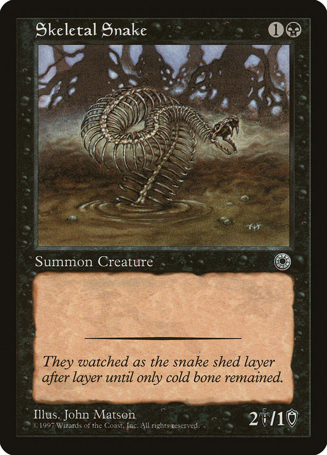 Skeletal Snake [Portal] | Card Merchant Takapuna