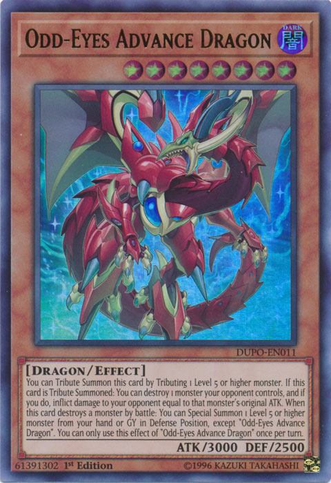 Odd-Eyes Advance Dragon [DUPO-EN011] Ultra Rare | Card Merchant Takapuna