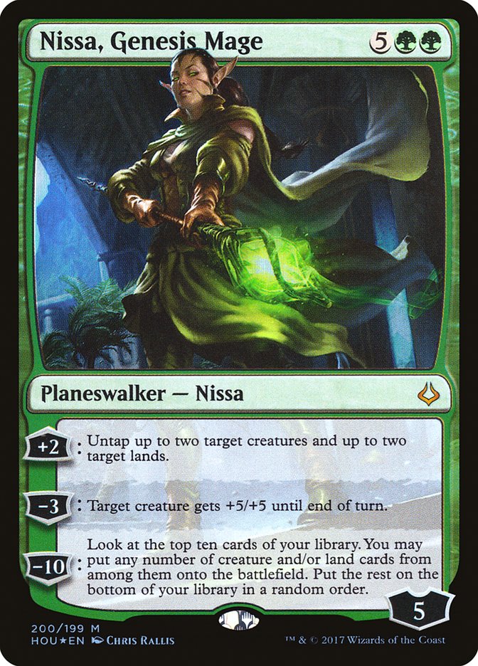 Nissa, Genesis Mage [Hour of Devastation] | Card Merchant Takapuna