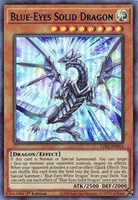 Blue-Eyes Solid Dragon (Blue) [LDS2-EN014] Ultra Rare | Card Merchant Takapuna