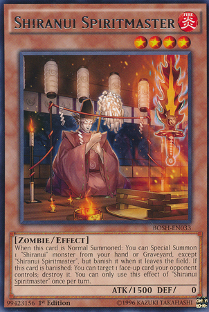 Shiranui Spiritmaster [BOSH-EN033] Rare | Card Merchant Takapuna