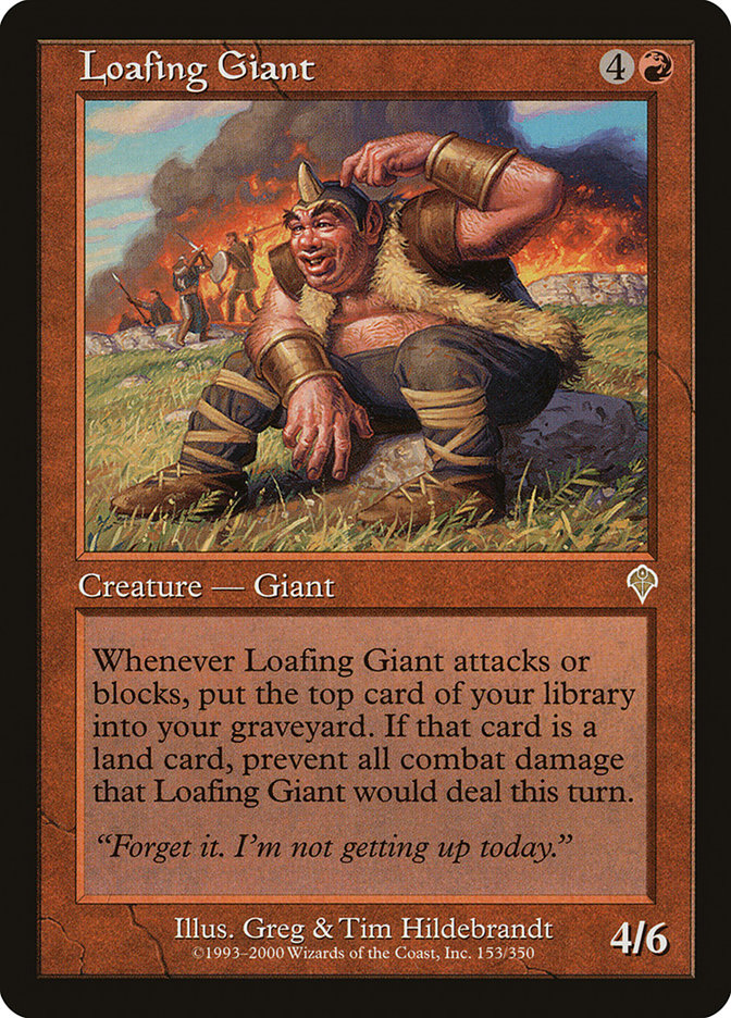 Loafing Giant [Invasion] | Card Merchant Takapuna