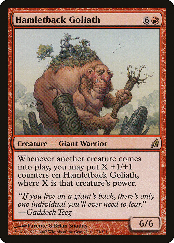 Hamletback Goliath [Lorwyn] | Card Merchant Takapuna