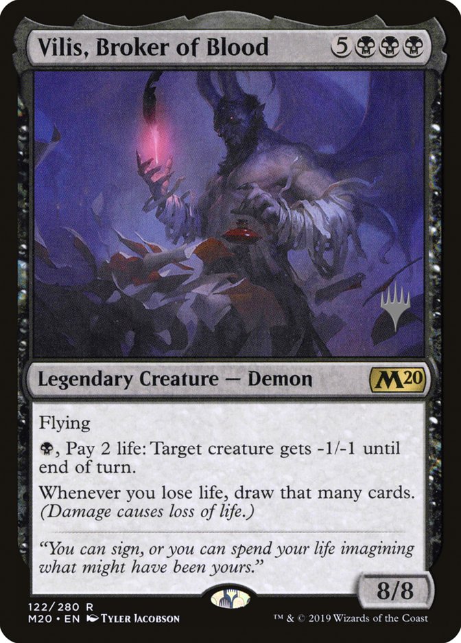 Vilis, Broker of Blood (Promo Pack) [Core Set 2020 Promos] | Card Merchant Takapuna