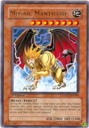 Mosaic Manticore [CSOC-EN094] Rare | Card Merchant Takapuna