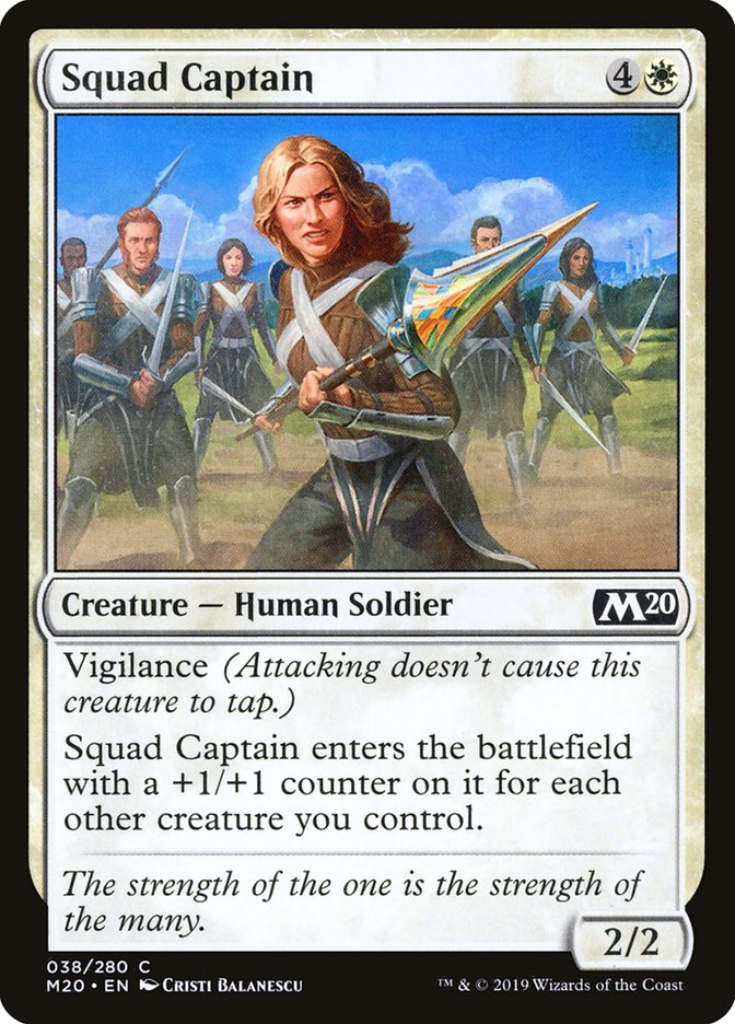 Squad Captain [Core Set 2020] | Card Merchant Takapuna