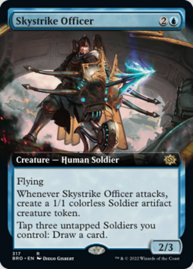 Skystrike Officer (Extended Art) [The Brothers' War] | Card Merchant Takapuna