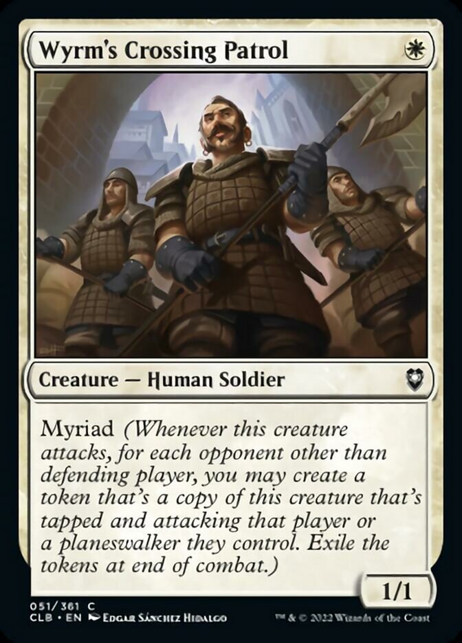 Wyrm's Crossing Patrol [Commander Legends: Battle for Baldur's Gate] | Card Merchant Takapuna