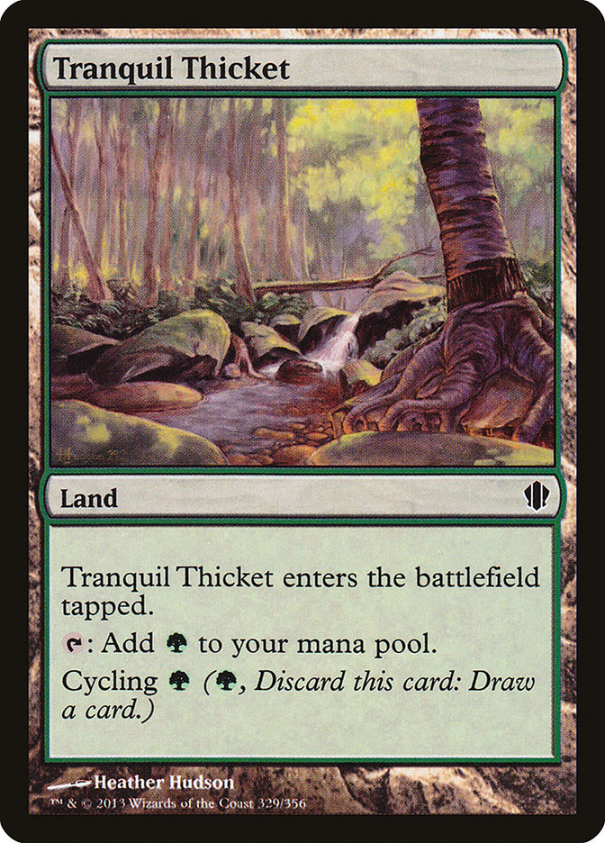 Tranquil Thicket [Commander 2013] | Card Merchant Takapuna