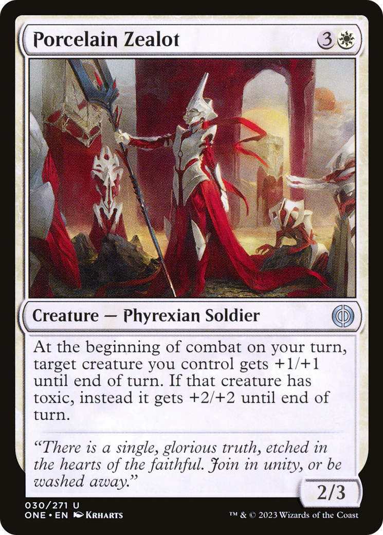 Porcelain Zealot [Phyrexia: All Will Be One] | Card Merchant Takapuna