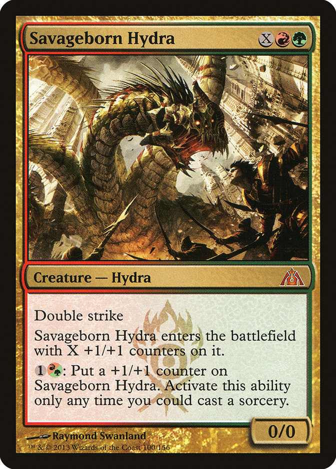 Savageborn Hydra [Dragon's Maze] | Card Merchant Takapuna