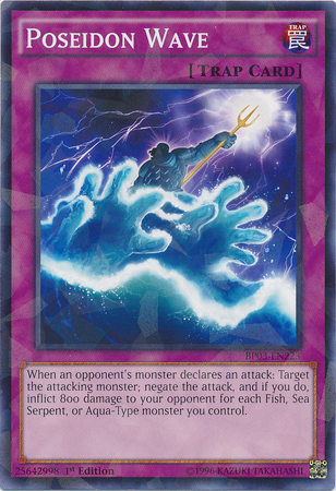 Poseidon Wave [BP03-EN223] Shatterfoil Rare | Card Merchant Takapuna