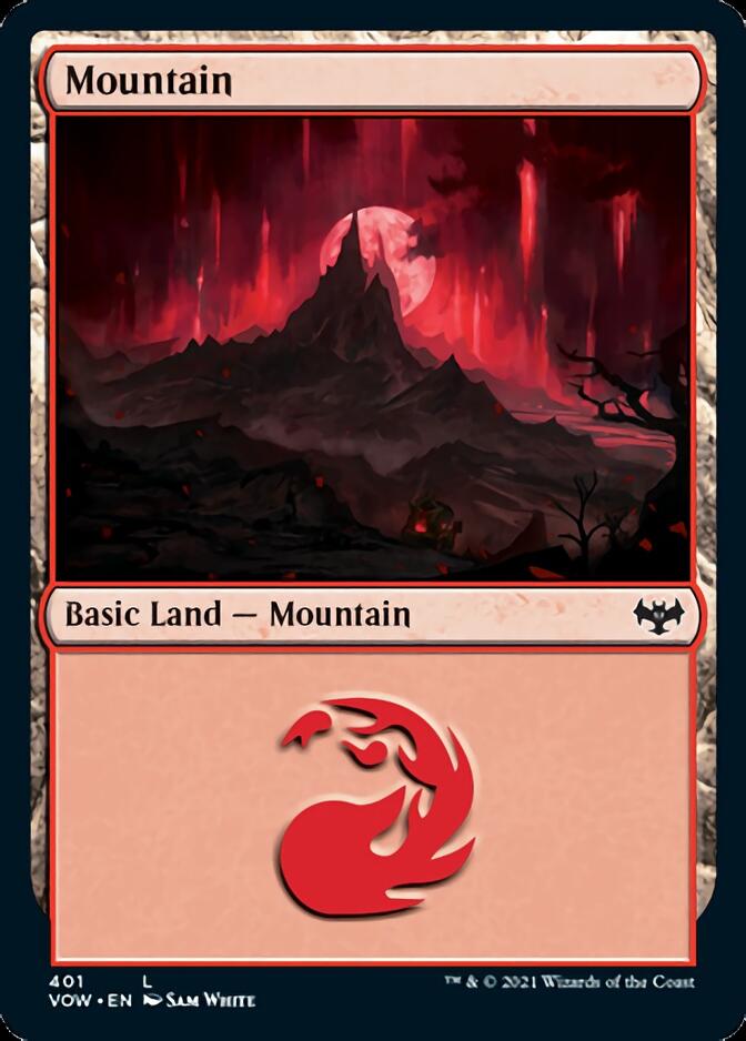 Mountain (401) [Innistrad: Crimson Vow] | Card Merchant Takapuna