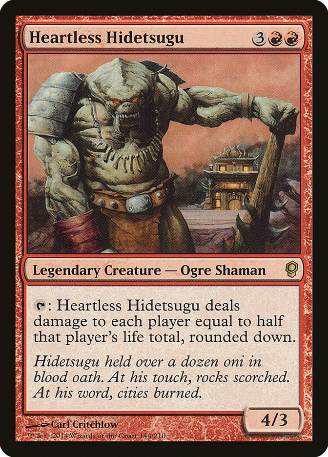 Heartless Hidetsugu [Conspiracy] | Card Merchant Takapuna