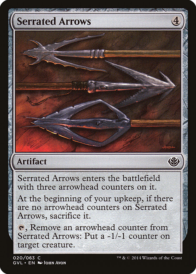 Serrated Arrows (Garruk vs. Liliana) [Duel Decks Anthology] | Card Merchant Takapuna