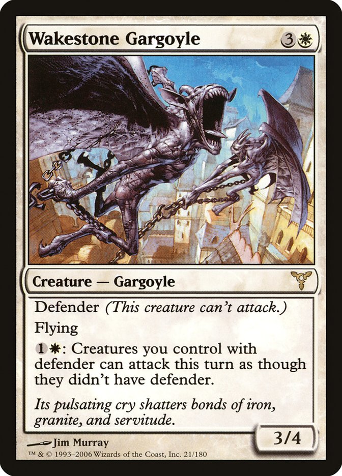 Wakestone Gargoyle [Dissension] | Card Merchant Takapuna