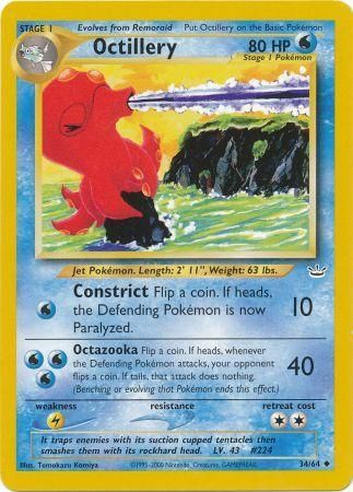 Octillery (34/64) [Neo Revelation Unlimited] | Card Merchant Takapuna