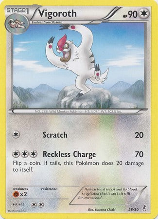 Vigoroth (28/30) [XY: Trainer Kit 1 - Bisharp] | Card Merchant Takapuna