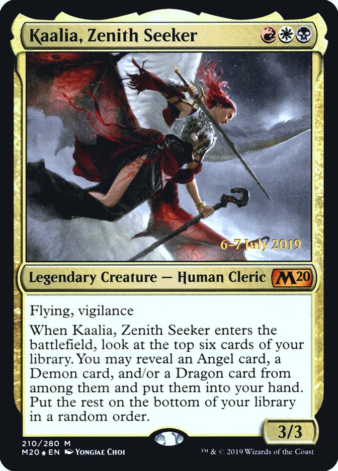 Kaalia, Zenith Seeker [Core Set 2020 Prerelease Promos] | Card Merchant Takapuna