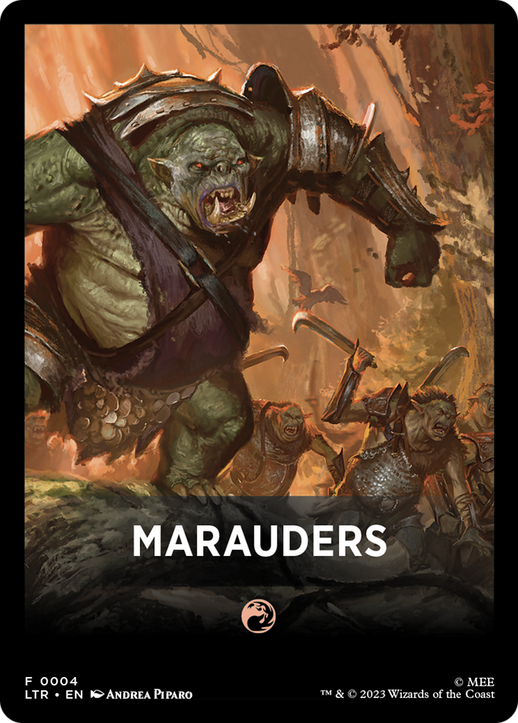 Marauders Theme Card [The Lord of the Rings: Tales of Middle-Earth Tokens] | Card Merchant Takapuna