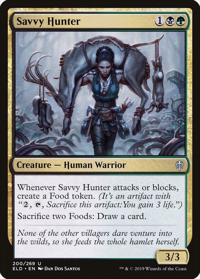 Savvy Hunter [Throne of Eldraine] | Card Merchant Takapuna