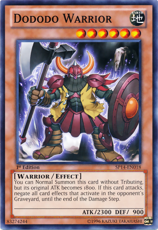 Dododo Warrior [SP14-EN018] Common | Card Merchant Takapuna