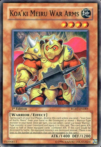 Koa'ki Meiru War Arms [RGBT-EN081] Super Rare | Card Merchant Takapuna