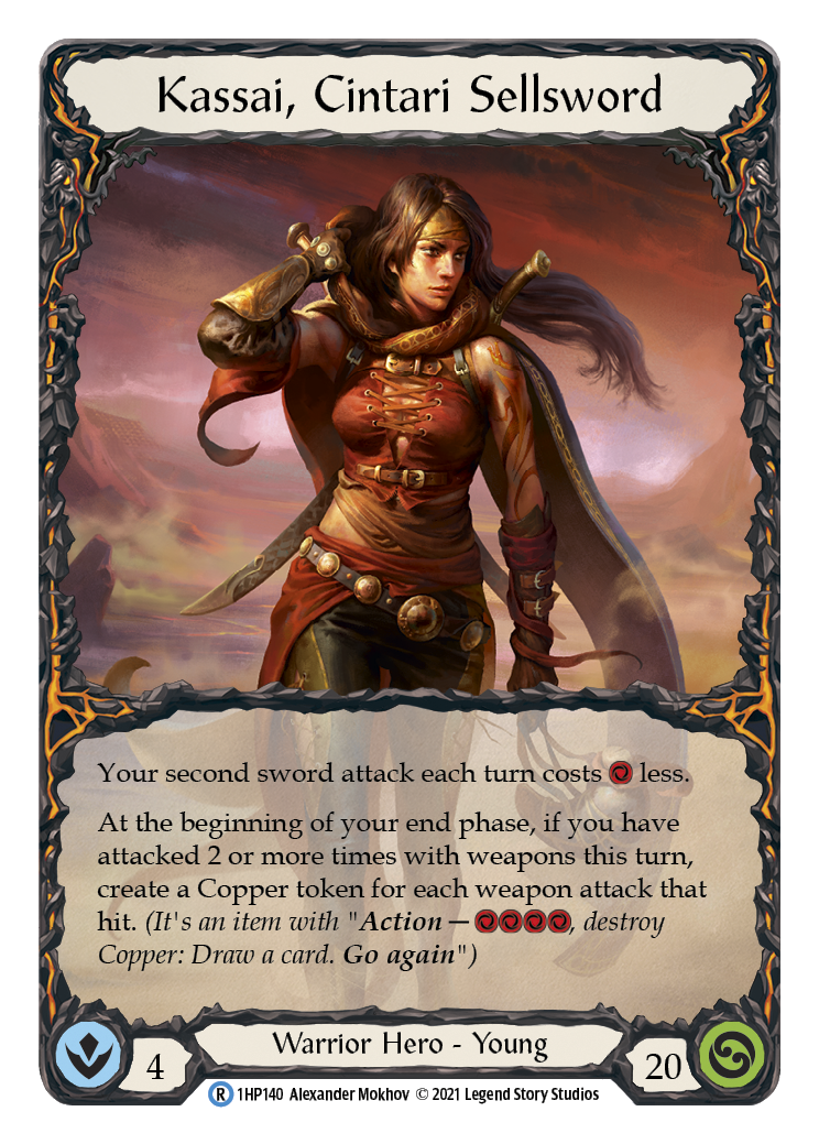 Kassai, Cintari Sellsword [1HP140] (History Pack 1) | Card Merchant Takapuna