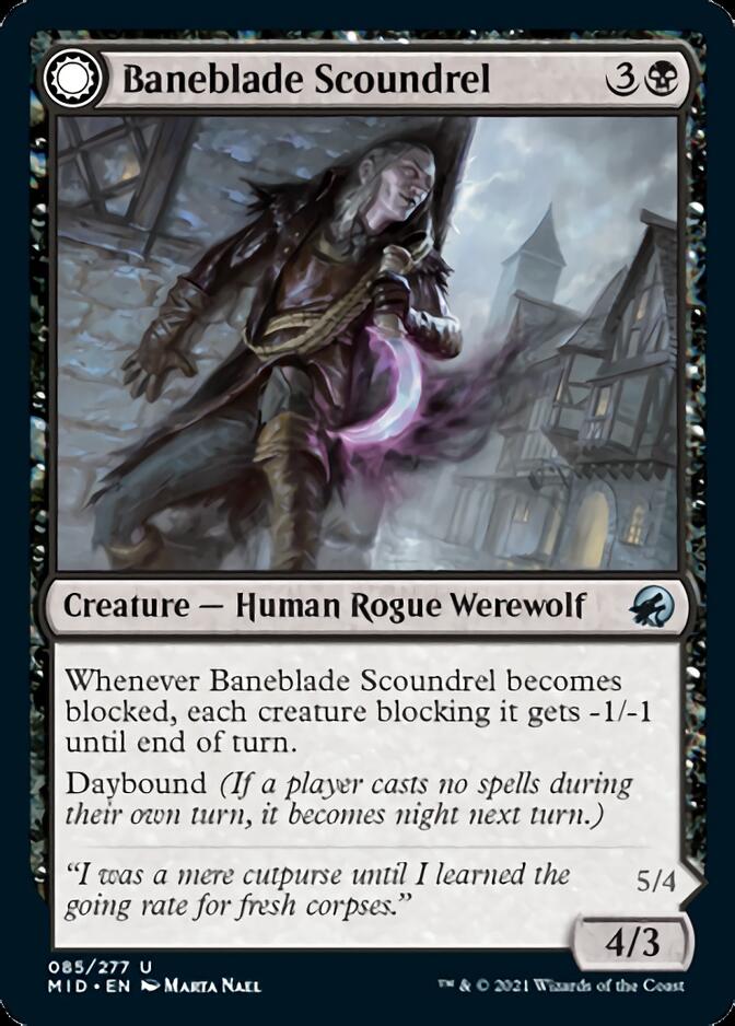 Baneblade Scoundrel // Baneclaw Marauder [Innistrad: Midnight Hunt] | Card Merchant Takapuna