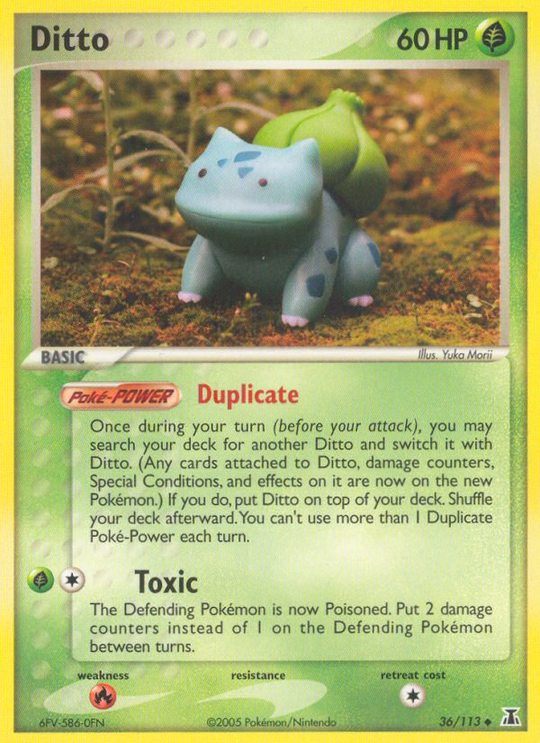 Ditto (36/113) [EX: Delta Species] | Card Merchant Takapuna