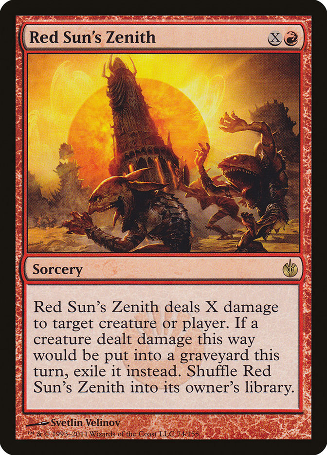 Red Sun's Zenith [Mirrodin Besieged] | Card Merchant Takapuna