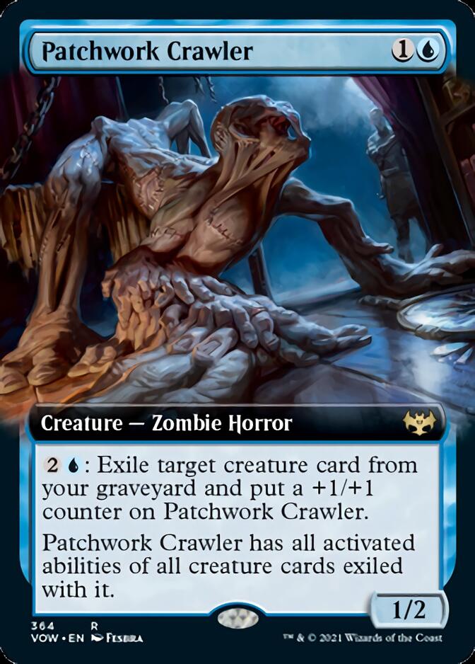 Patchwork Crawler (Extended Art) [Innistrad: Crimson Vow] | Card Merchant Takapuna