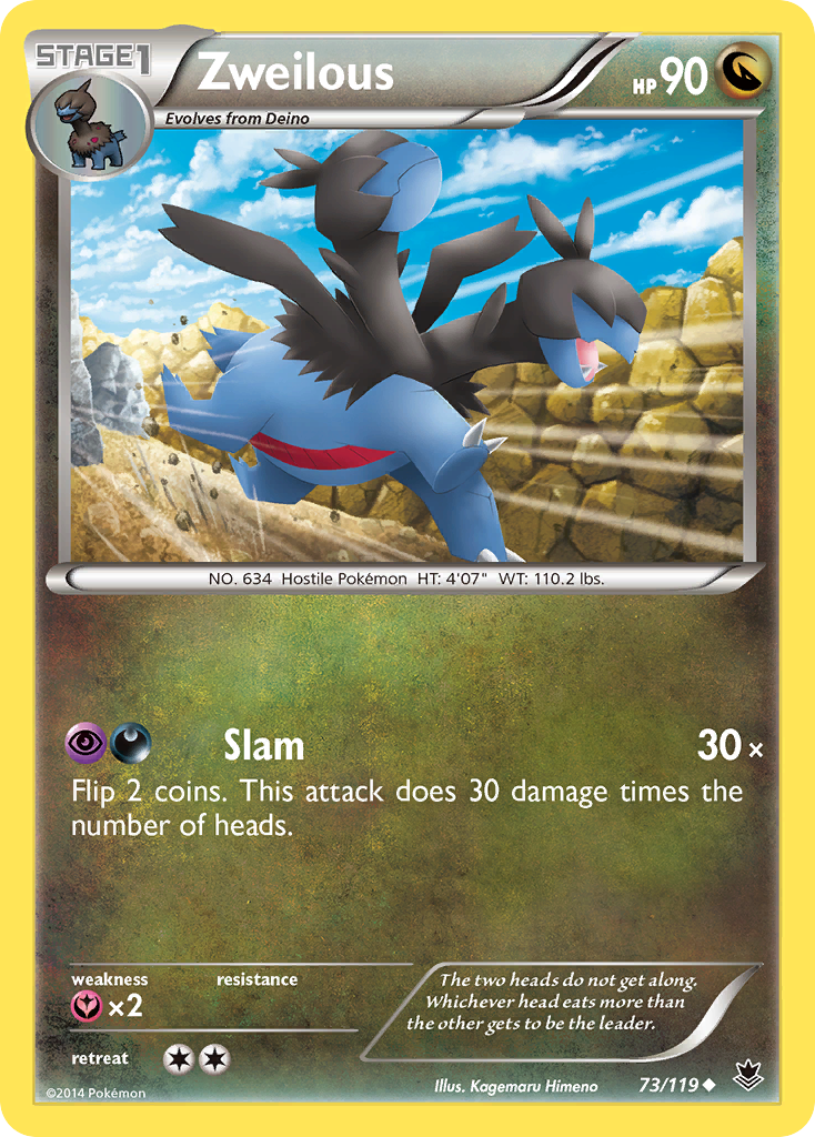 Zweilous (73/119) [XY: Phantom Forces] | Card Merchant Takapuna