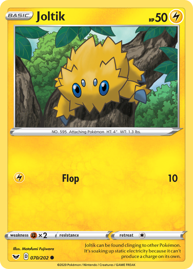 Joltik (070/202) [Sword & Shield: Base Set] | Card Merchant Takapuna