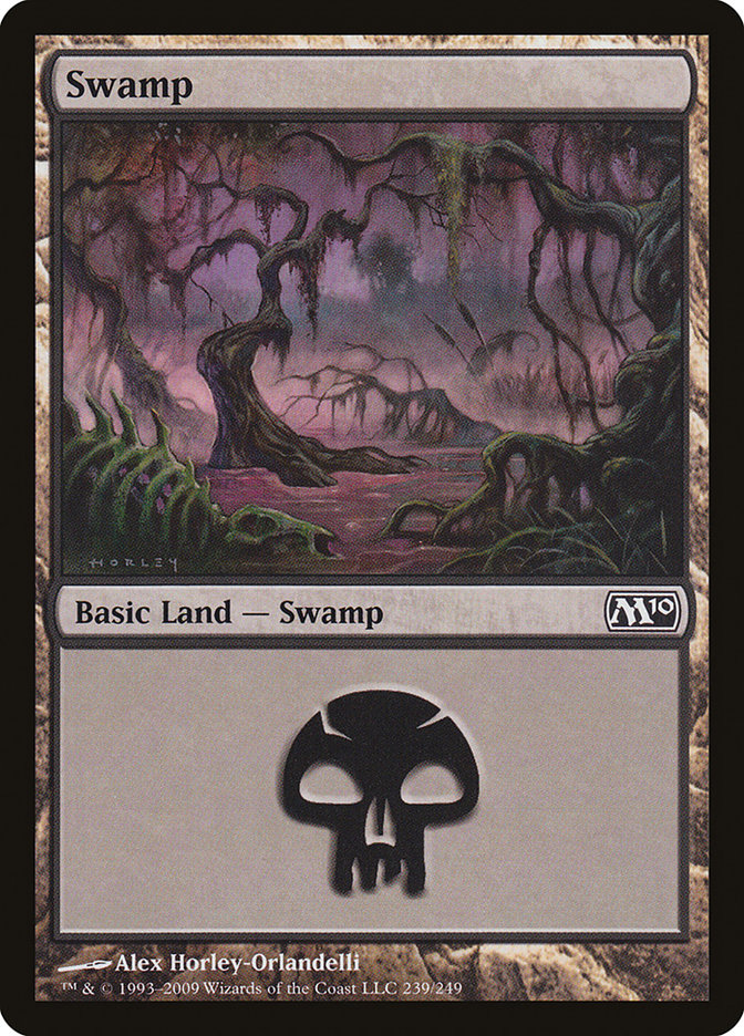 Swamp (239) [Magic 2010] | Card Merchant Takapuna