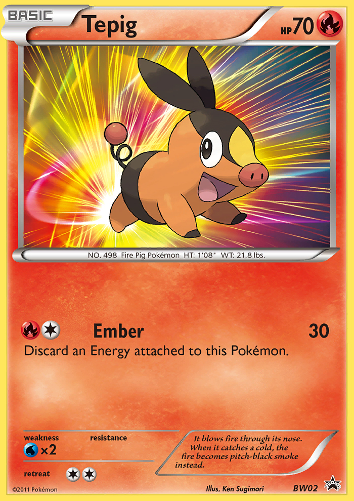 Tepig (BW02) [Black & White: Black Star Promos] | Card Merchant Takapuna