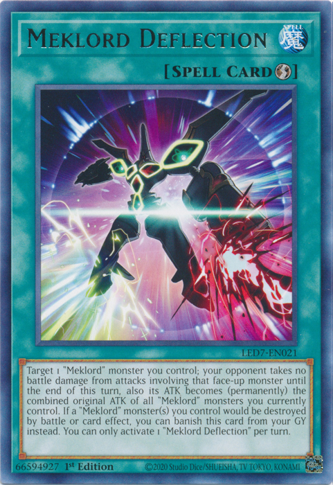 Meklord Deflection [LED7-EN021] Rare | Card Merchant Takapuna