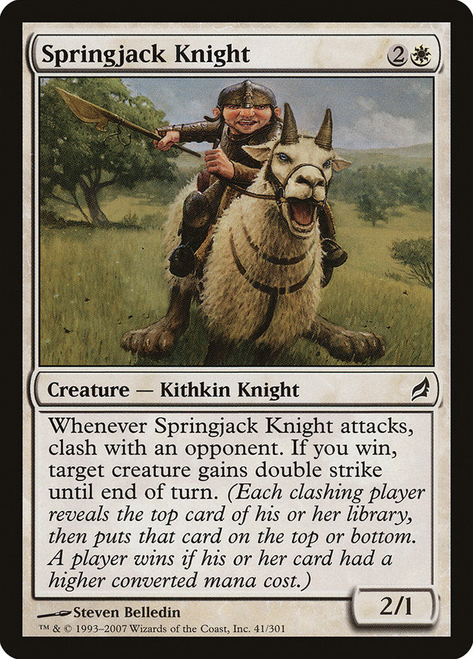 Springjack Knight [Lorwyn] | Card Merchant Takapuna