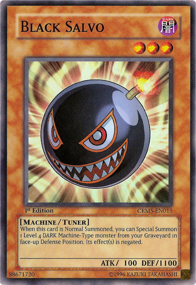 Black Salvo [CRMS-EN015] Super Rare | Card Merchant Takapuna